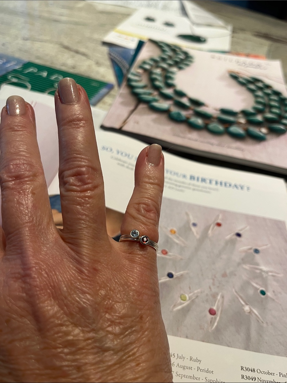 Silpada birthstone rings